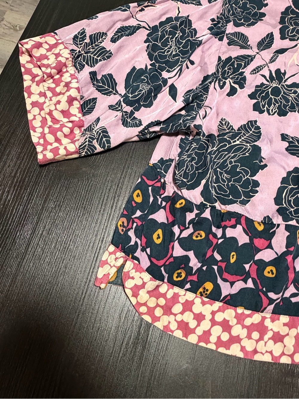 Boden Large Floral Blouse - Picture 4 of 9